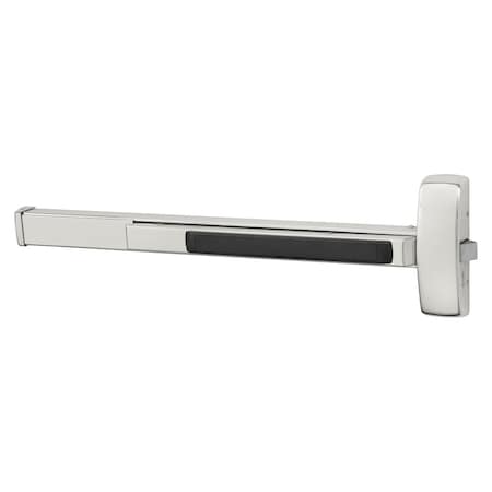 Grade 1 Rim Exit Bar, Wide Stile Pushpad, 48-in Fire-Rated Device, Classroom Function, Less Dogging,